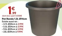 Pot Ronda 1.3L Ø14cm