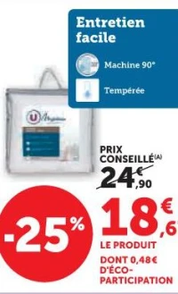 COUETTE ENTRETIEN FACILE 200x200CM