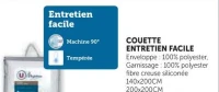 COUETTE ENTRETIEN FACILE 240x220CM