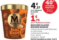 BOUCHEES GLACEES BON BON MAGNUM gold billionnaire