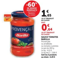 SAUCE TOMATES BARILLA tomates cuisinées