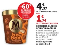 Bouchées Glacées Bon Bon Magnum (Caramel almond, gold billionaire ou white cookie)