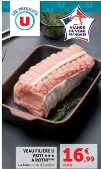 Veau Filière U Rôti *** à rôtir
