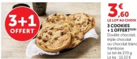 3 COOKIES + 1 OFFERT