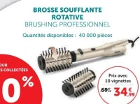 Brosse soufflante rotative Brushing professionnel