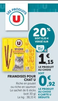 FRIANDISES POUR CHAT U