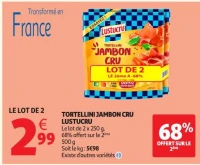 TORTELLINI JAMBON CRU LUSTUCRU