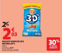 BISCUITS SOUFFLÉS 3D'S NATURE LAY'S