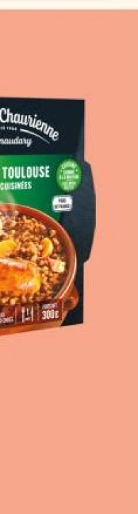 SAUCISSE DE TOULOUSE AUX LENTILLES CUISINÉES LA BELLE CHAURIENNE