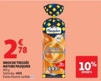 BRIOCHE TRESSÉE NATURE PASQUIER