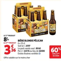 BIÈRE BLONDE PÉLICAN