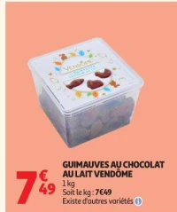 GUIMAUVES AU CHOCOLAT AU LAIT VENDÔME
