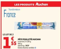 PÂTE FEUILLETÉE AUCHAN