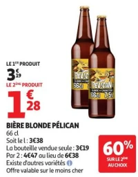 BIÈRE BLONDE PÉLICAN