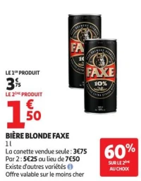 BIÈRE BLONDE FAXE