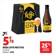 BIÈRE LEFFE PRESTIGE
