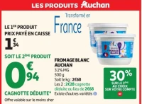FROMAGE BLANC AUCHAN