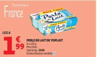 PERLE DE LAIT DE YOPLAIT