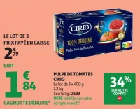 PULPE DE TOMATES CIRIO