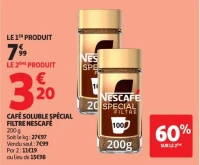 CAFÉ SOLUBLE SPÉCIAL FILTRE NESCAFÉ