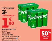 SPRITE CANETTES