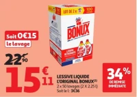 LESSIVE LIQUIDE L'ORIGINAL BONUX