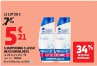 SHAMPOOING CLASSIC HEAD SHOULDERS