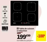 Table de cuisson à induction Indesit
