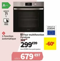 Four multifonction Pyrolyse Indesit