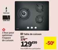 Table de cuisson gaz Saba