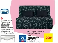 BZ Slyde Celeste + Housse Faceline