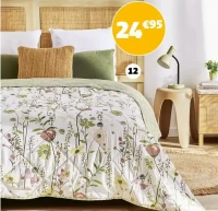 COUETTE IMPRIMÉE DIM.240X220CM, HOUSSE ET GARNISSAGE 100% POLYESTER, SAC DE RANGEMENT INCLUS