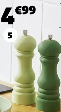 DUO DE MOULIN À POIVRE ET SEL Ø6X17,50CM