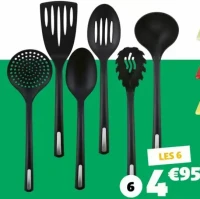 6 USTENSILES DIM.33X9X11CM