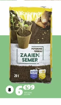 TERREAU SEMIS ET BOUTURAGE 20L