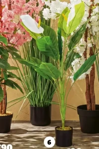 PLANTE ARTIFICIELLE SPATHIPHYLLIUM Ø30XH.90CM