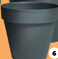 CACHE-POT Ø28X26CM, POLYPROPYLÈNE, 10L