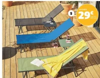BAIN DE SOLEIL AJUSTABLE 5 POSITIONS