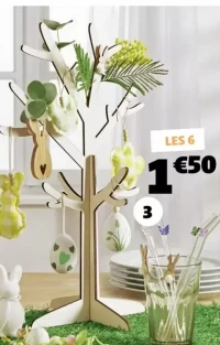 6 ŒUFS À SUSPENDRE