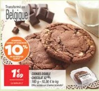 Cookies double chocolat x2