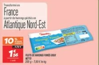 Filets de harengs fumés doux 