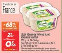 Céleri rémoulade fromage blanc