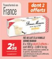 Riz au lait à la vanille