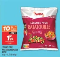 Légumes pour ratatouille surgelés 