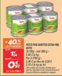 Petits pois carottes extra-fins