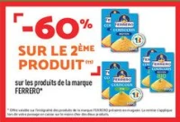 Sur les produits de la marque ferrero