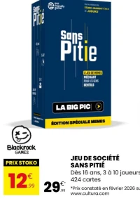 JEU DE SOCIÉTÉ SANS PITIÉ