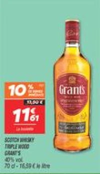 Scotch whisky triple wood