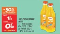 100 % pur jus orange