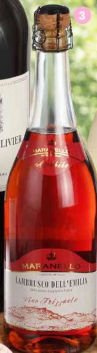 Vin pétillant Lambrusco dell'Emilia, 75 cl